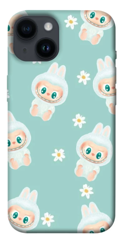 Чохол на Apple iPhone 14 (6.1") Labubu Green фото 1 з 1