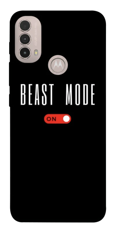 Чехол на Motorola Moto E40 Beast mode фото 1 из 1