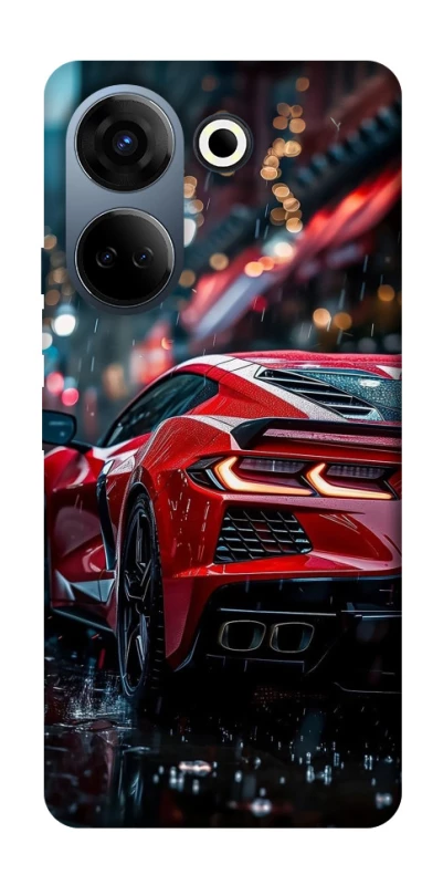 Чохол на TECNO Camon 20 Pro (CK7n) Red sports car фото 1 з 1