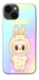 Чехол на Apple iPhone 14 (6.1") Fluffy Rainbow Labubu фото 1 из 1