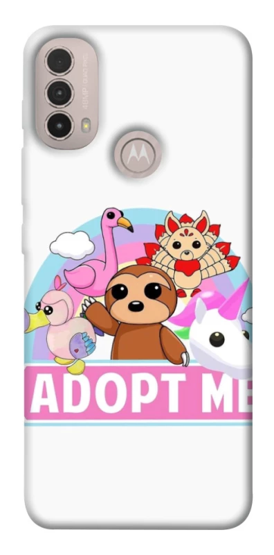 Чехол на Motorola Moto E40 Adopt Me Pets Logo фото 1 из 1