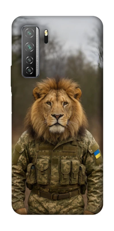 Чохол на Huawei Nova 7 SE Лев захисник фото 1 з 1