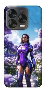 Чохол на ZTE Blade V70 Design Cyber space girl ver.4 фото 1 з 2