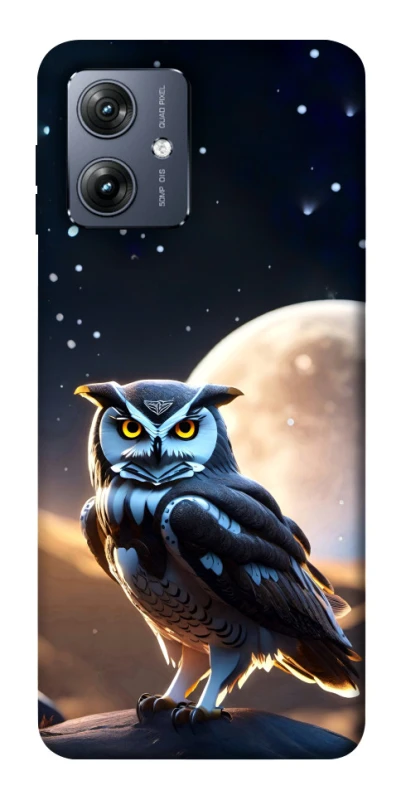 Чехол на Motorola Moto G54 Cyber ​​owl фото 1 из 1