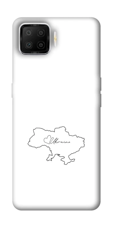 Чохол на Oppo A73 (2017) Ukraine map фото 1 з 1