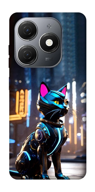 Чохол на TECNO Spark 20 Cyber cat фото 1 з 1