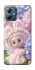 Чохол на Motorola Moto G54 Power Labubu & Flowers ver.1 фото 1 з 1