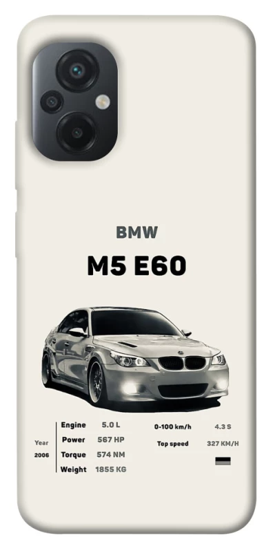Чохол на Xiaomi Poco M5 BMW M5 E60 фото 1 з 1