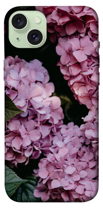 Чохол на Apple iPhone 15 Plus (6.7") Рожеві гартензії фото 1 з 1