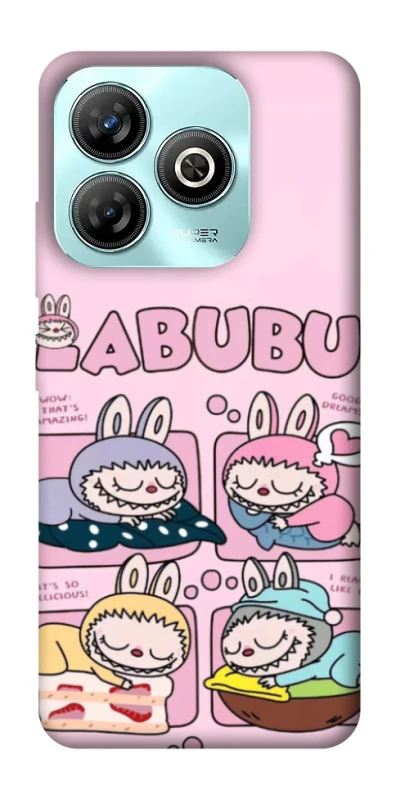 Чохол на ZTE Blade A75 4G Labubu Dreams Collage фото 1 з 1