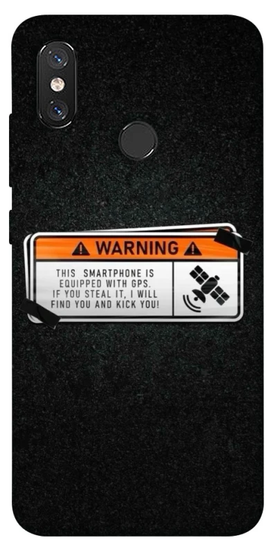 Чехол на Xiaomi Mi 8 Warning фото 1 из 1