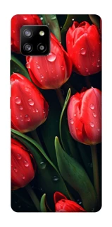 Чохол на Samsung Galaxy A42 5G Червоні тюльпани фото 1 Чохол на Samsung Galaxy A42 5G Червоні тюльпани фото 1 з 1