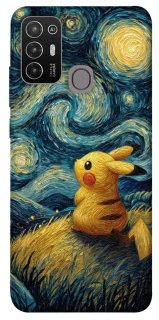 Чохол на ZTE Blade A52 Pikachu and Van Gogh фото 1 з 1