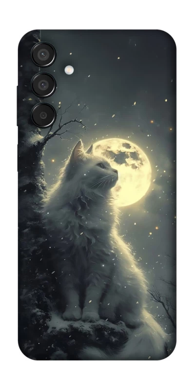Чохол на Samsung Galaxy M15 5G Кіт під місяцем фото 1 з 1