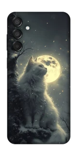 Чохол на Samsung Galaxy M15 5G Кіт під місяцем фото 1 з 1