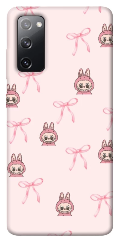 Чехол на Samsung Galaxy S20 FE Pink bows and Labubus фото 1 из 1