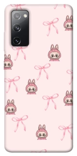 Чохол на Samsung Galaxy S20 FE Pink bows and Labubus фото 1 з 1