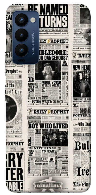 Чехол на TECNO Camon 18 Harry Potter newspaper фото 1 из 1
