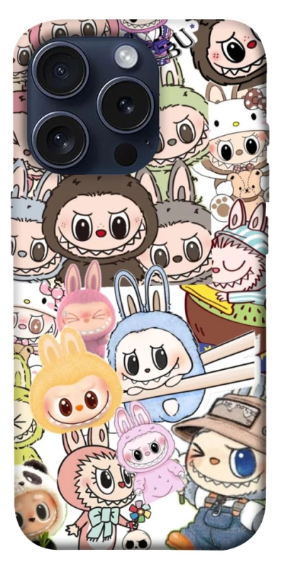 Чохол на Apple iPhone 15 Pro (6.1") All Labubus фото 1 з 1