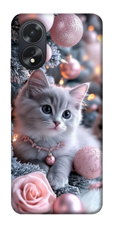 Чохол на Oppo A18 Christmas Kitty фото 1 з 1