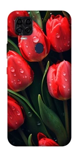 Чохол на ZTE Blade v2020 Червоні тюльпани фото 1 Чохол на ZTE Blade v2020 Червоні тюльпани фото 1 з 1