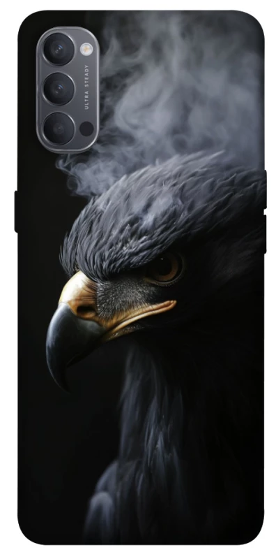 Чехол на Oppo Reno 4 black eagle фото 1 из 1