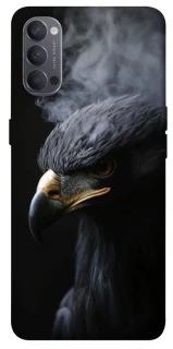 Чехол на Oppo Reno 4 black eagle фото 1 из 1