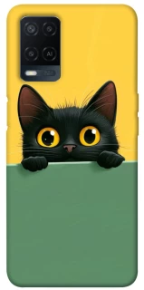 Чохол на Oppo A54 4G Black cat v2 фото 1 з 1