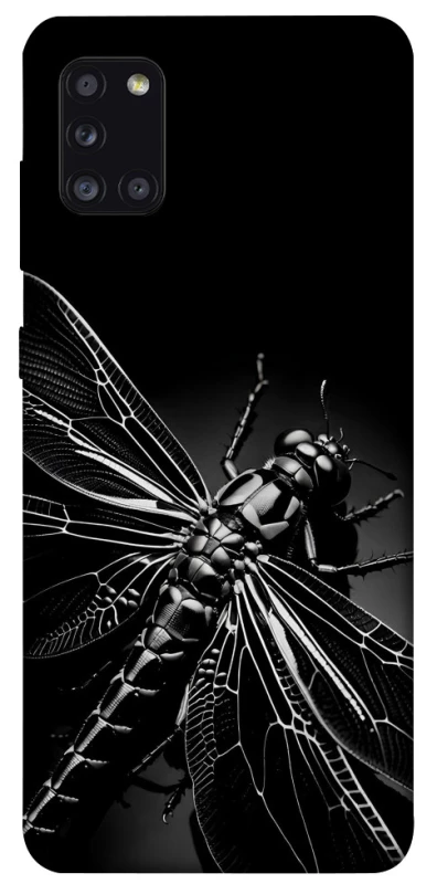 Чехол на Samsung Galaxy A31 Black dragonfly фото 1 из 1