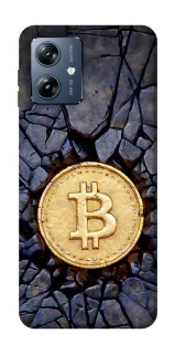 Чохол на Motorola Moto G54 Power Bitcoin cracks фото 1 з 1