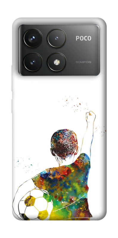 Чохол на Xiaomi Poco F6 Pro Football Kids фото 1 з 1