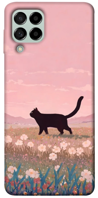 Чохол на Samsung Galaxy M53 5G cat on a field фото 1 з 1