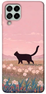 Чехол на Samsung Galaxy M53 5G cat on a field фото 1 из 1