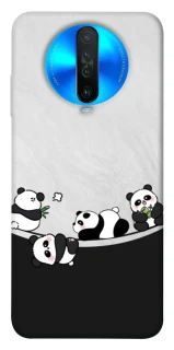 Чохол на Xiaomi Redmi K30 Four pandas фото 1 з 1