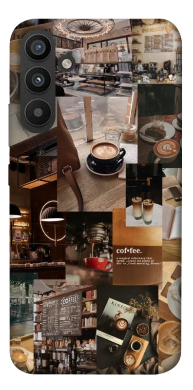 Чохол на Samsung Galaxy A34 5G Coffee collage ver.2 фото 1 з 1
