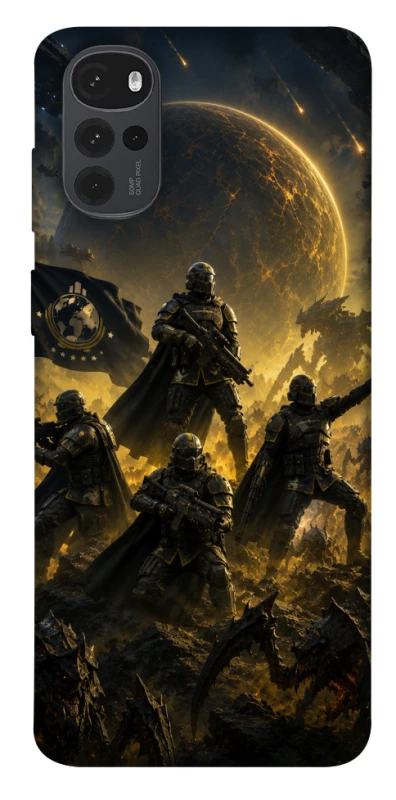Чехол на Motorola Moto G22 HELLDIVERS ver.2 фото 1 из 1