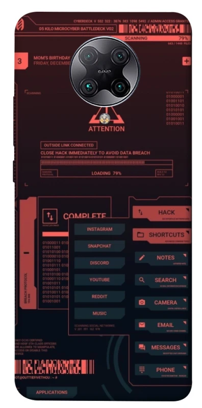 Чохол на Xiaomi Redmi K30 Pro / Poco F2 Pro Attention фото 1 з 1