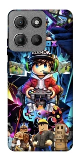 Чехол на Motorola Moto G15 4G Roblox collage ver.4 фото 1 из 1