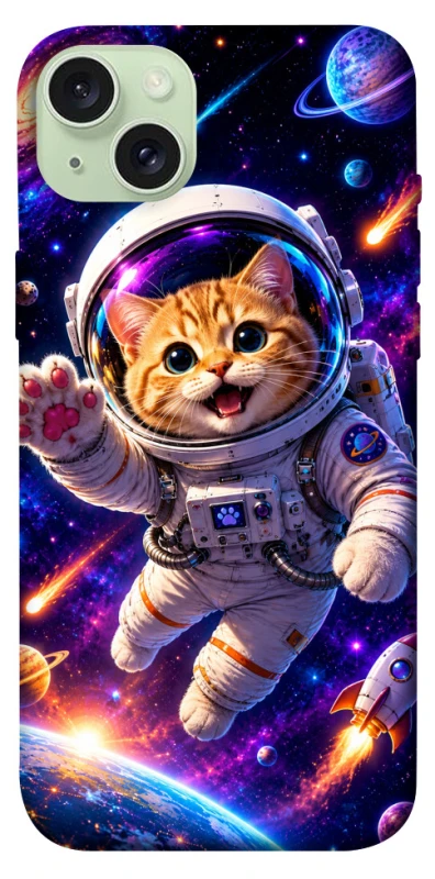 Чохол на Apple iPhone 15 Plus (6.7") Space Cat фото 1 з 1