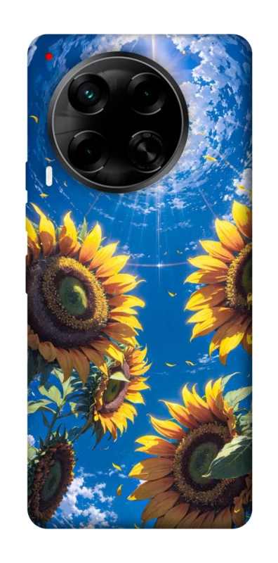 Чехол на TECNO Camon 30 (CL6) Sunflowers фото 1 из 1