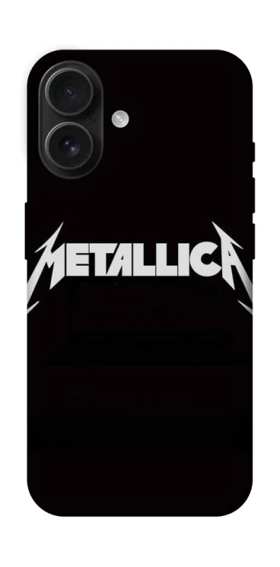 Чохол на Apple iPhone 16 Metallica logo фото 1 з 1