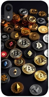 Чехол на Apple iPhone XR (6.1") Many coins фото 1 из 1