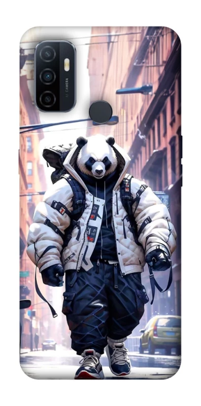 Чехол на Oppo A53 / A32 / A33 Панда курьер фото 1 из 1