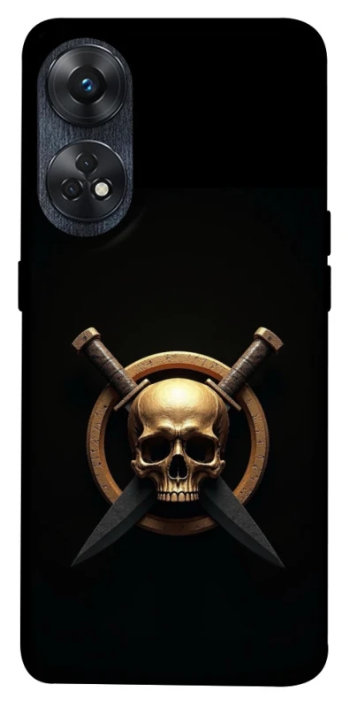 Чохол на Oppo Reno 8T 4G Golden Skull фото 1 з 1