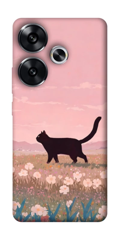 Чохол на Xiaomi Poco F6 cat on a field фото 1 з 1