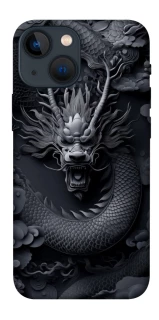 Чехол на Apple iPhone 13 mini (5.4") black dragon фото 1 из 1