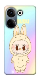 Чехол на TECNO Camon 20 Pro (CK7n) Fluffy Rainbow Labubu фото 1 из 1