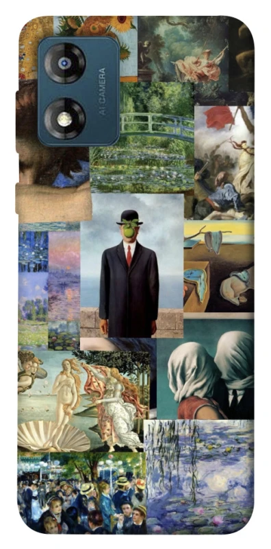 Чохол на Motorola Moto E13 Art collage ver.4 фото 1 з 1
