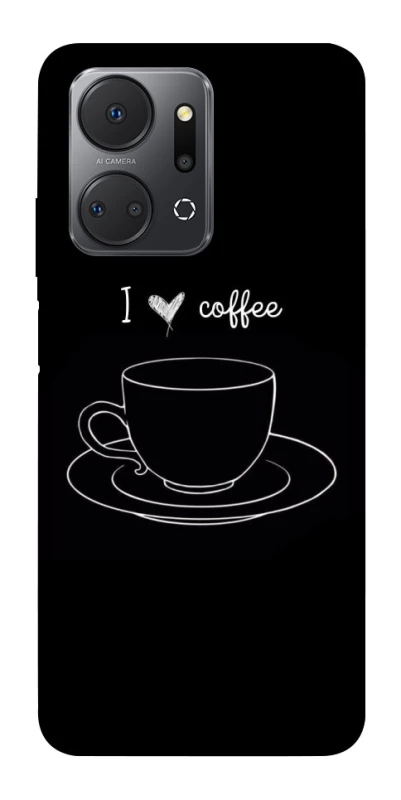 Чехол на Huawei Honor X7a Black coffee фото 1 из 1