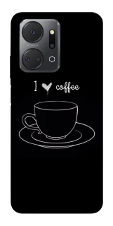 Чехол на Huawei Honor X7a Black coffee фото 1 из 1